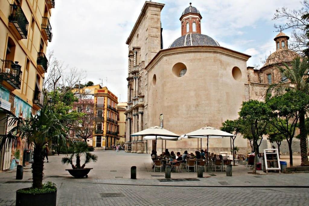Exclusivo Apt. En Centro Historico - Ac - Wifi Valencia Buitenkant foto