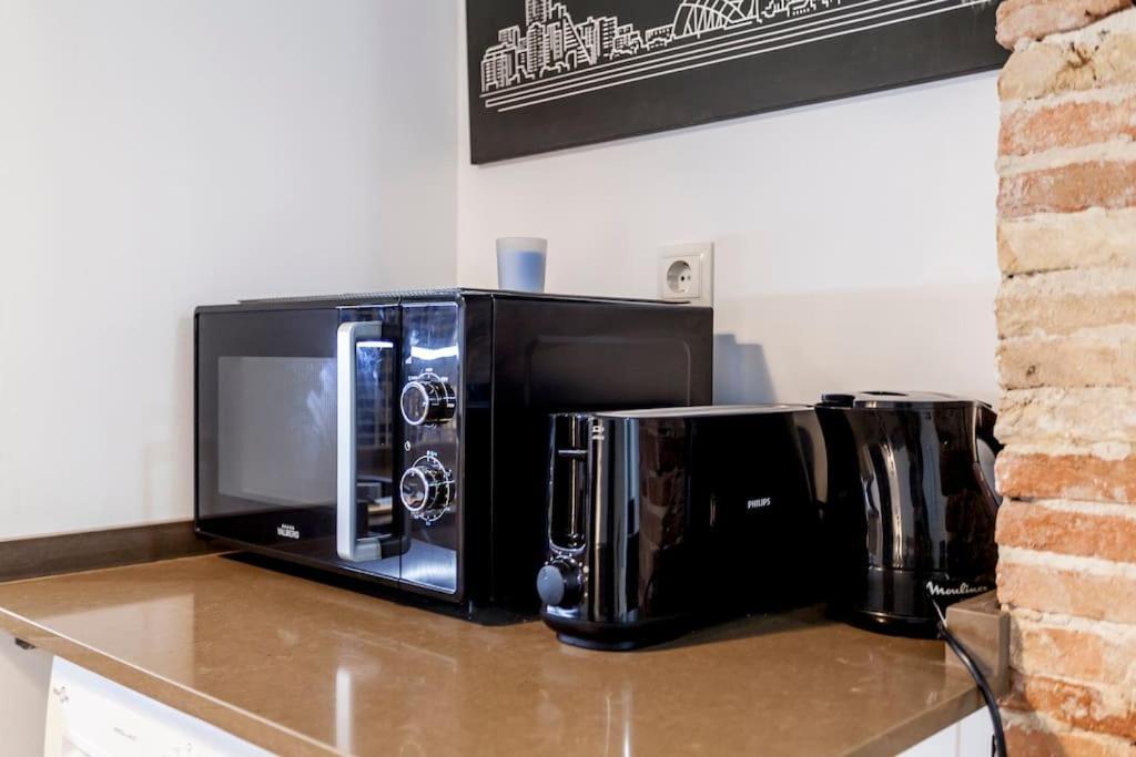 Exclusivo Apt. En Centro Historico - Ac - Wifi Valencia Buitenkant foto